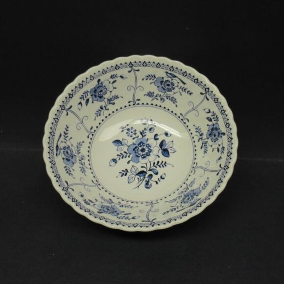 Johnson Brothers China INDIES BLUE 8 Inch Round Vegetable or Serving Bowl - Picture 2 of 4